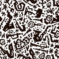 jazz seamless pattern