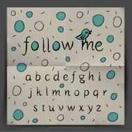 Handwriting Alphabet - Follow me