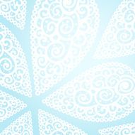 Vector doodle twirl drops background