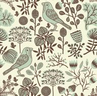 Seamless forest pattern N3