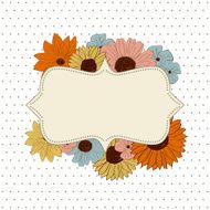 floral frame N13