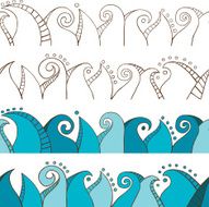 Seamless Doodle Border