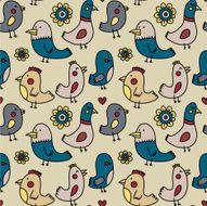 Seamless birds N5