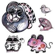 animals drawing set