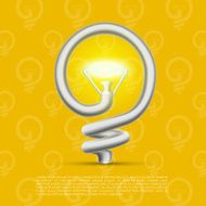 Creative lamp made of helix N2