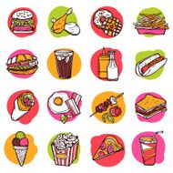 Fast Food Icon Set N5