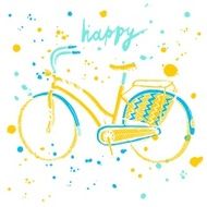 Colorful city bicycle N3