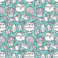 doodle sweets pattern