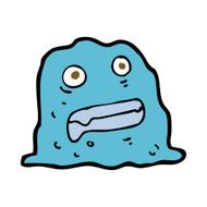 cartoon slime creature N13
