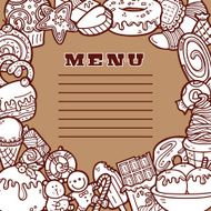 Sweet menu