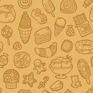doodle sweets pattern N4