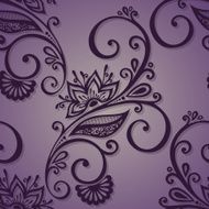 Seamless Floral Pattern (Vector) N51