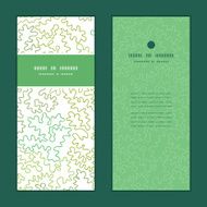 Vector curly doodle shapes vertical frame pattern invitation greeting cards