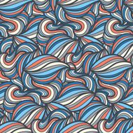 Abstract seamless wavy pattern N7