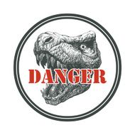 Tyrannosaurus Dinosaur Hand drawn Vector eps8 N2