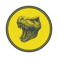 Tyrannosaurus Dinosaur Hand drawn Vector eps8 N4