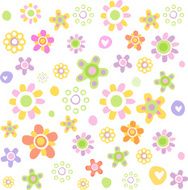 Cute floral ornament