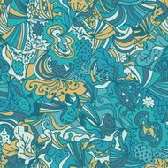 Abstract seamless hand-drawn pattern N70
