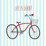Vintage Bicycle Illustration N2