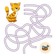 Maze game (cat and fish)