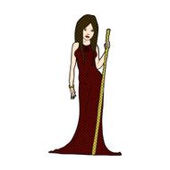 comic cartoon sorceress N3