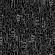 Seamless background of arrows N3