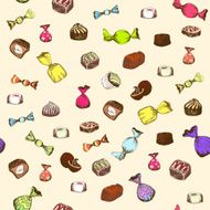 Seamless pattern with sweet N3