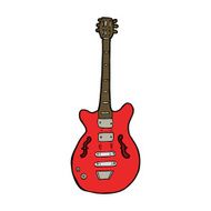 Cartoon Electric Guitar N18