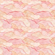 Seamless pattern with wavy scale texture N10