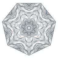 Round mandala kaleidoscopic lace ornamental background N9