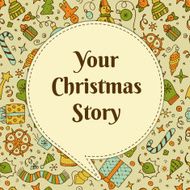 Vector christmas doodles N12