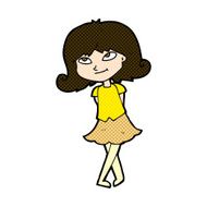 comic cartoon clever girl N3
