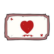 cartoon love heart frame N4