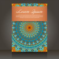 modern abstract colorful flyer N5