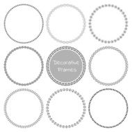 Set of decorative frames