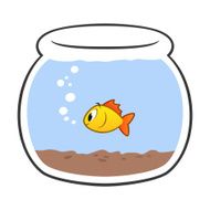 Cartoon Fish Bowl N7