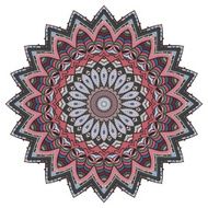 hand-drawing ornamental abstract vector background