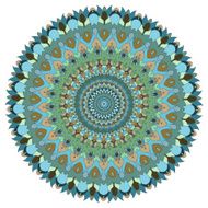 lue colored lace hand-drawing ornamental floral abstract background