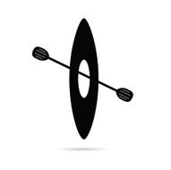 kayak icon vector illustration