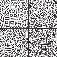 seamless abstract backgrounds set N10