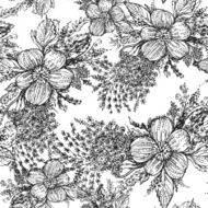 seamless pattern background flowers