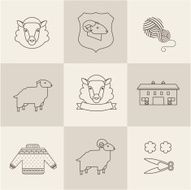 sheep vector set N2