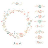 Decorative floral collection N5