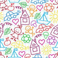 pattern of children&#039;s drawings N2