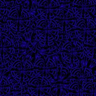 abstract blue decoration shape with black background