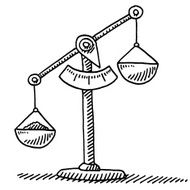Scales Disequilibrium Drawing