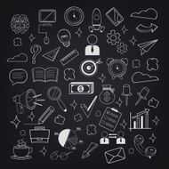 Vector business doodles icon N2