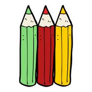 cartoon coloring pencils N4