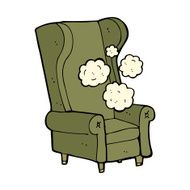 cartoon old chair N42