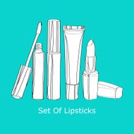 set of lipsticks N2